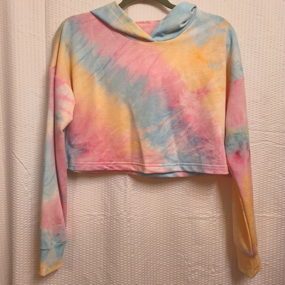 Copped Tie Dye Hoodie